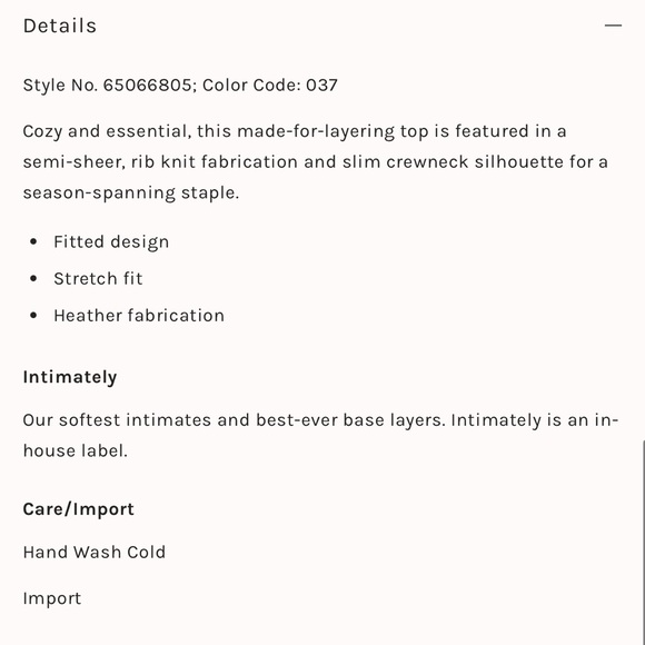 Free People Intimately Aura Layering Top. New with tags, size XL. - Picture 4 of 8